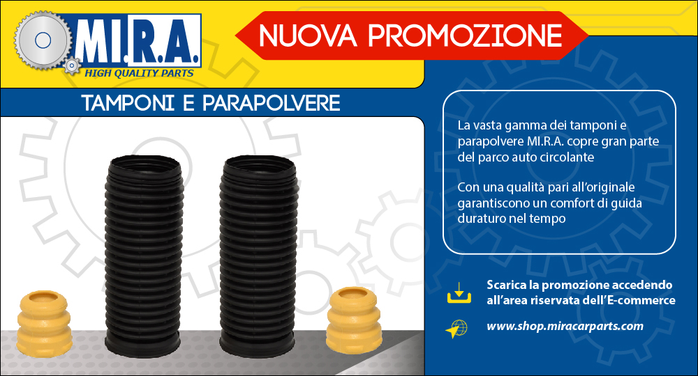 MiraCarParts's tweet photo. 🔴PROMOZIONE DEL MESE🔴
Sapevi che abbiamo un vasto assortimento di tamponi con parapolvere? E sono attualmente in promozione! 
Visita catalogo e negozio online per saperne di più.
https://t.co/XJF3Qd4PBj
#automotive #promozione #ricambisti #miracarparts #aftermarket https://t.co/nLOzxZZKU6
