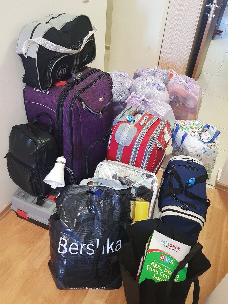 Yurtta kalan birkaç parça eşyam.. sonunda kavuştuk