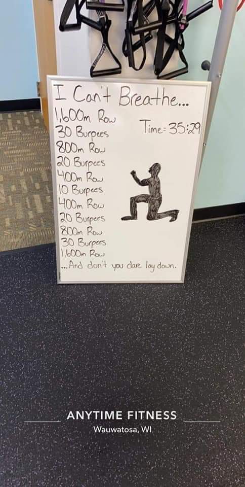 sarita516's tweet photo. When the local @AnytimeFitness decides to exploit a man's murder for fitness. 
Poor taste https://t.co/e5SAEK68G2