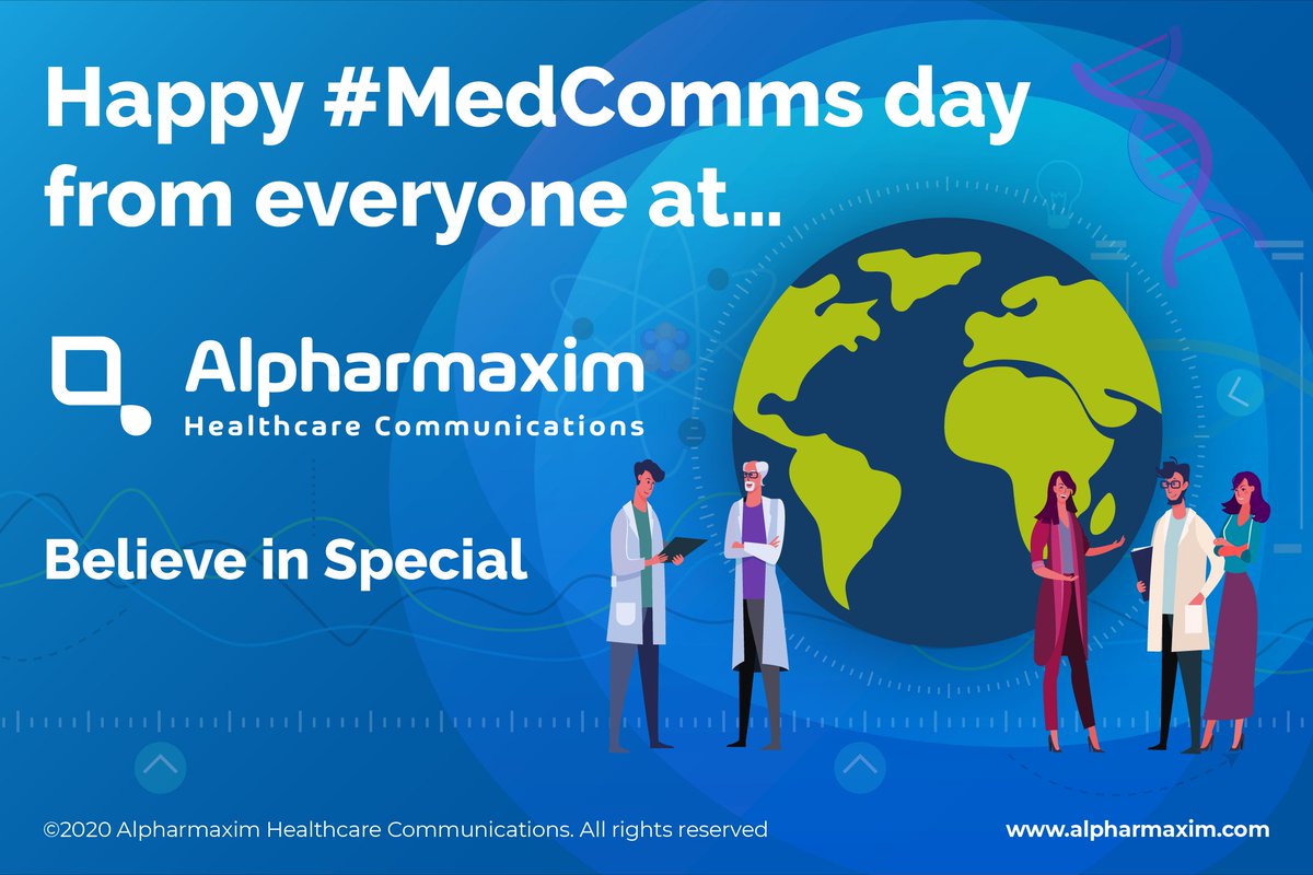 The Alpharmaxim team would like to wish you all a very happy #MedComms day 2020! 

Believe In Special

#healthcarecommunications #MedComms