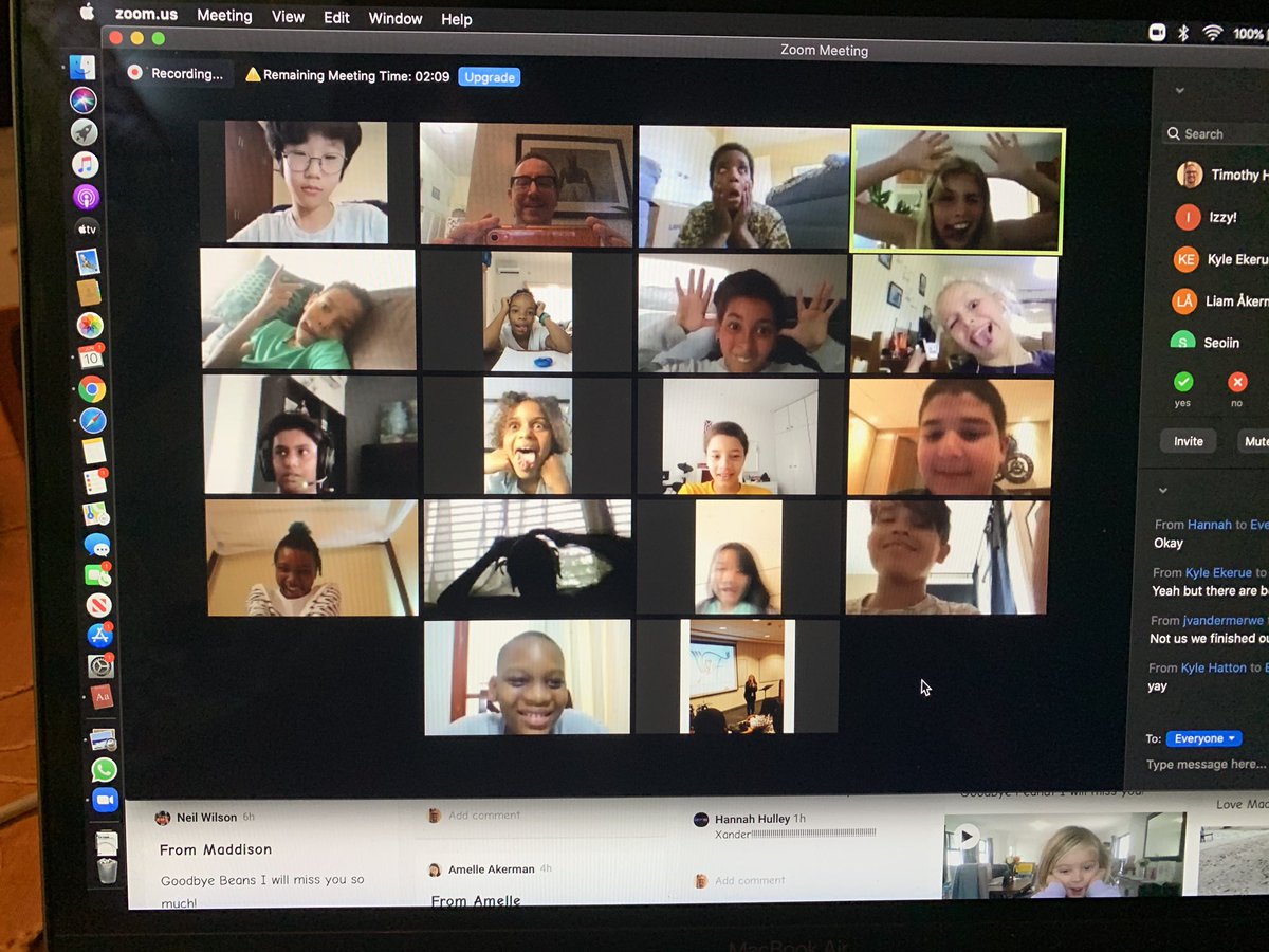 araalihma's tweet photo. After all of that focus, concentration, effort and determination, it’s time to get silly! #virtuallyTASOK #onlinelearning #fifthgrade @paulabaxter67 @NeilWil35188230 @ynotread https://t.co/r91PoHY2sP