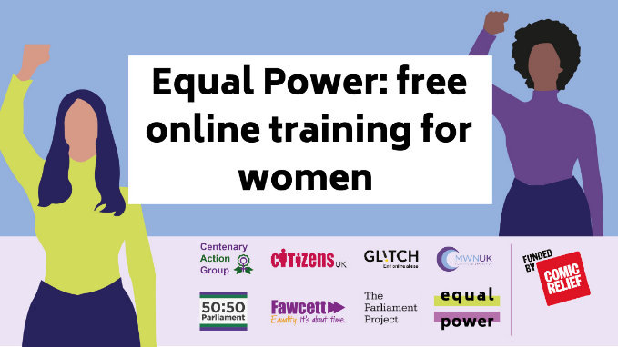 Women have largely been invisible from the govt's #CoronavirusCrisis decision making table. This summer take part an exciting programme of free online training for women on getting into politics, using your voice online &amp; community activism. #EqualPower 

bit.ly/2SGY1CX