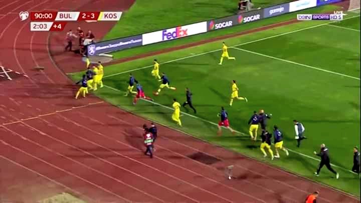 kosovanfooty_EN's tweet photo. One year ago today ⬇️

Elbasan Rashani's goal ⚽️ for the win in the last seconds of the match against Bulgaria. 

This is what dreams are made of.
Unforgettable! 🇽🇰❤ https://t.co/HQ39DAAPjR