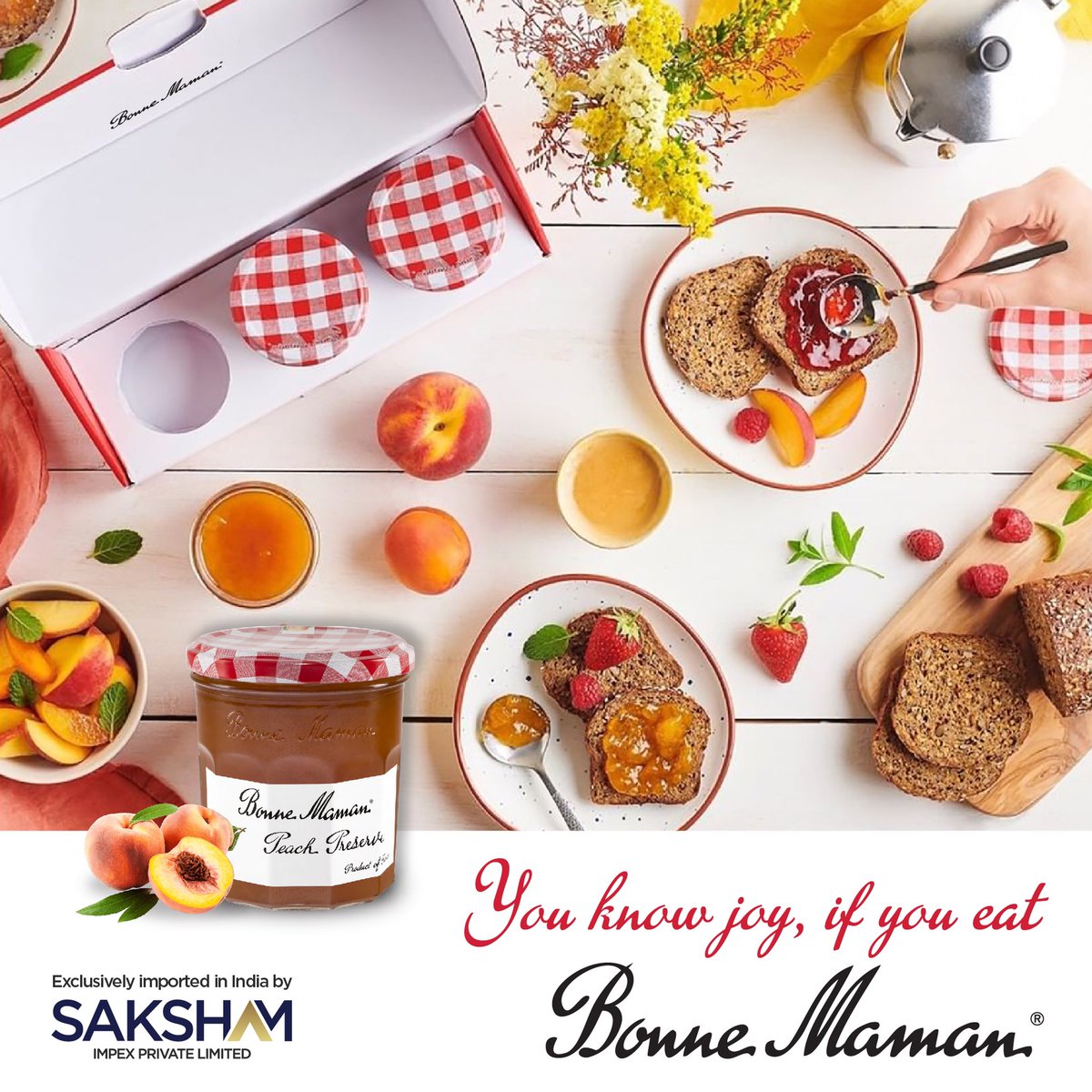 SakshamImpex's tweet photo. #TastyBreakfast #Flavours #Berries #FarmToTable #FrenchPreserves #PeachPreservce #PeachLovers #Sweet #PreservesOverJams #FruitPreserve #FruitChunks #Fruity #FruitFlavors https://t.co/TAUxmLd3jG
