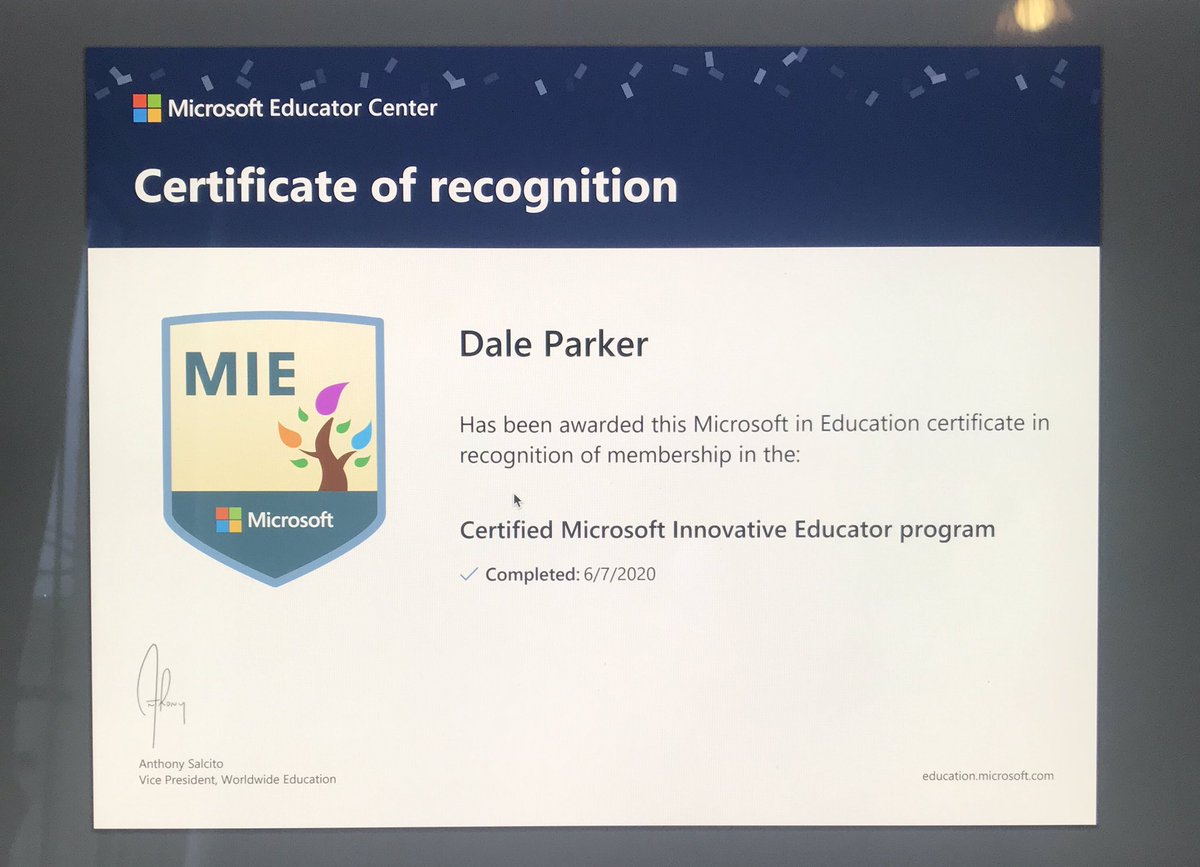 MrParkerMusic's tweet image. Taking the time to log and update recent Professional Learning on @gtcs #MyPL #MicrosoftEducator 🙂👨🏼‍💻📚