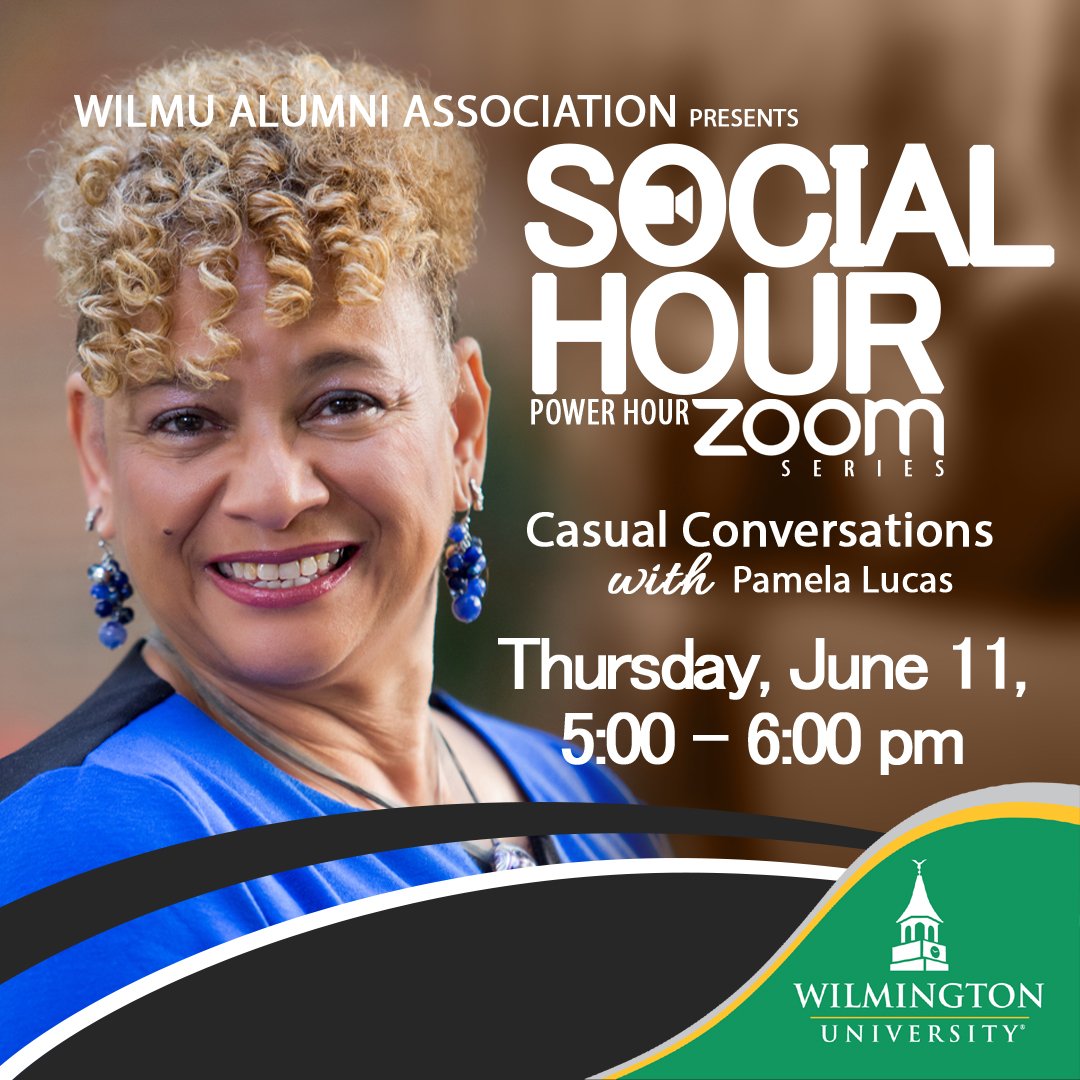 Keep the conversation going with Pamela Lucas (‘15, MS. in Management) as she hosts the Social Power Hour tomorrow at 5:00 PM.  bit.ly/3cQufTF