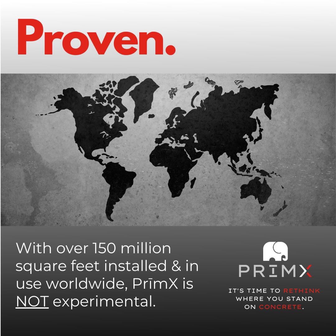 primxcomposite's tweet photo. The "better-than-traditional-concrete" market continues to grow, with new (and unproven) technologies entering the industrial flooring scene.  In contrast, PrimX is both ESTABLISHED and PROVEN. 
#concrete #concreteconstruction #industrialflooring #industrialconstruction https://t.co/waMDp8HIO9