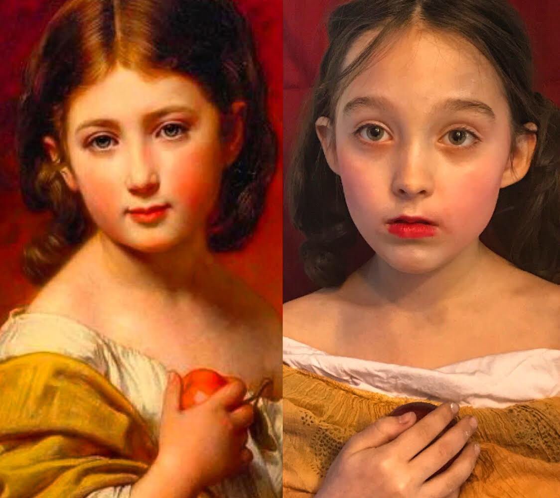 gove_rebecca's tweet image. Recreated famous artworks #hcslearns #cvsdvt #cvsdstrong #artathome