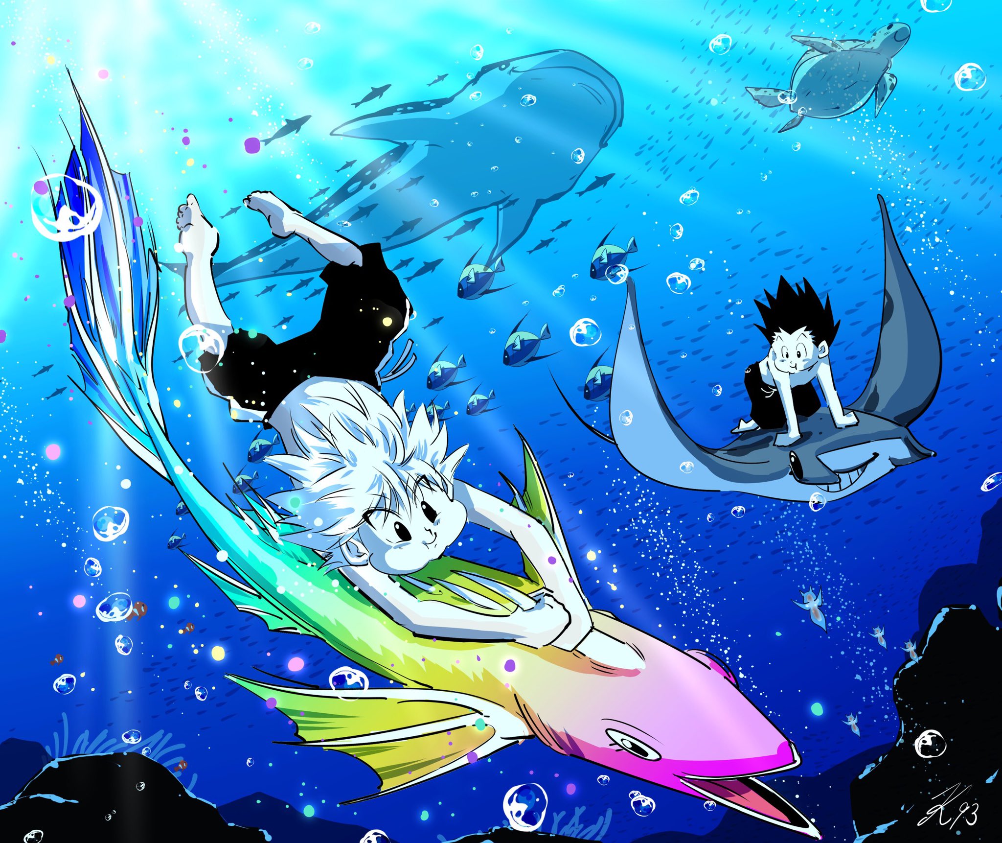 K 海 Hunterxhunter Hxh ハンターハンター Killua キルア T Co Ttljtav5rp Twitter