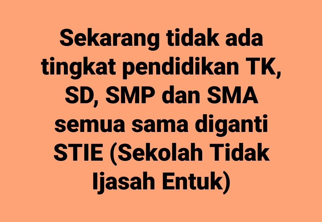 Angkatan corona mah bebas, auto lulus..