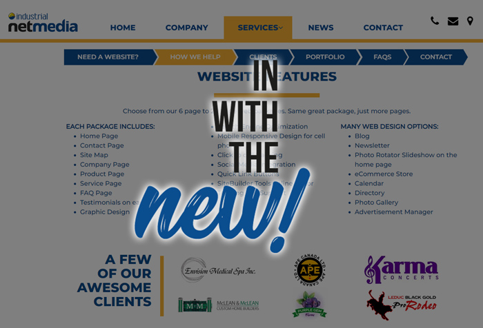 INMCA's tweet image. Check out our new site! We reorganized some things, brightened the colours, changed up the fonts and its all new again! If your website needs a refresh, we can help you out.

inmca.com

#LeducBusiness #ProgrammingLeduc #LeducAppDevelpment #websitedesignLeduc