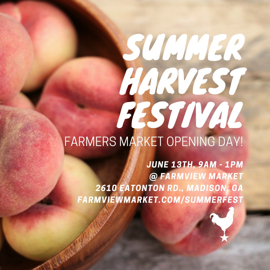 Farmview Market's Summer Harvest Festival is this Saturday starting at 9AM! Don't miss out on LIVE music, fresh produce, artisan handmade crafts, meet local suppliers, the Kona Ice Truck, Dine-in the café, specials and more. #farmviewmarket #farmersmarket #summerharvestfestival