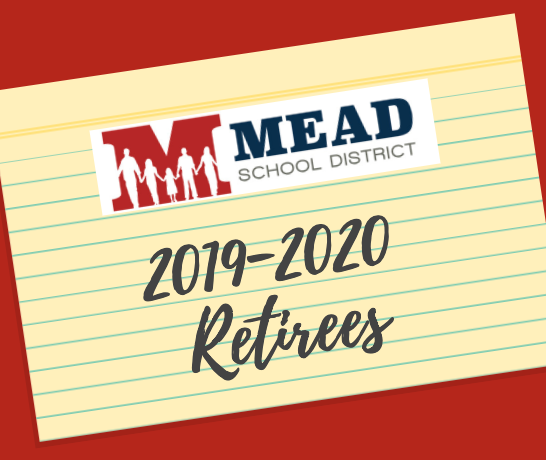 meadschools's tweet photo. 2019-2020 RETIREES: Congratulations, thanks and best wishes to our 27 retiring employees. They represent a combined 567 years of service to the Mead School District. Linked are the names of these individuals. https://t.co/XA7gkzF6VE #LearnLeadMead https://t.co/UZEp3LBOS8
