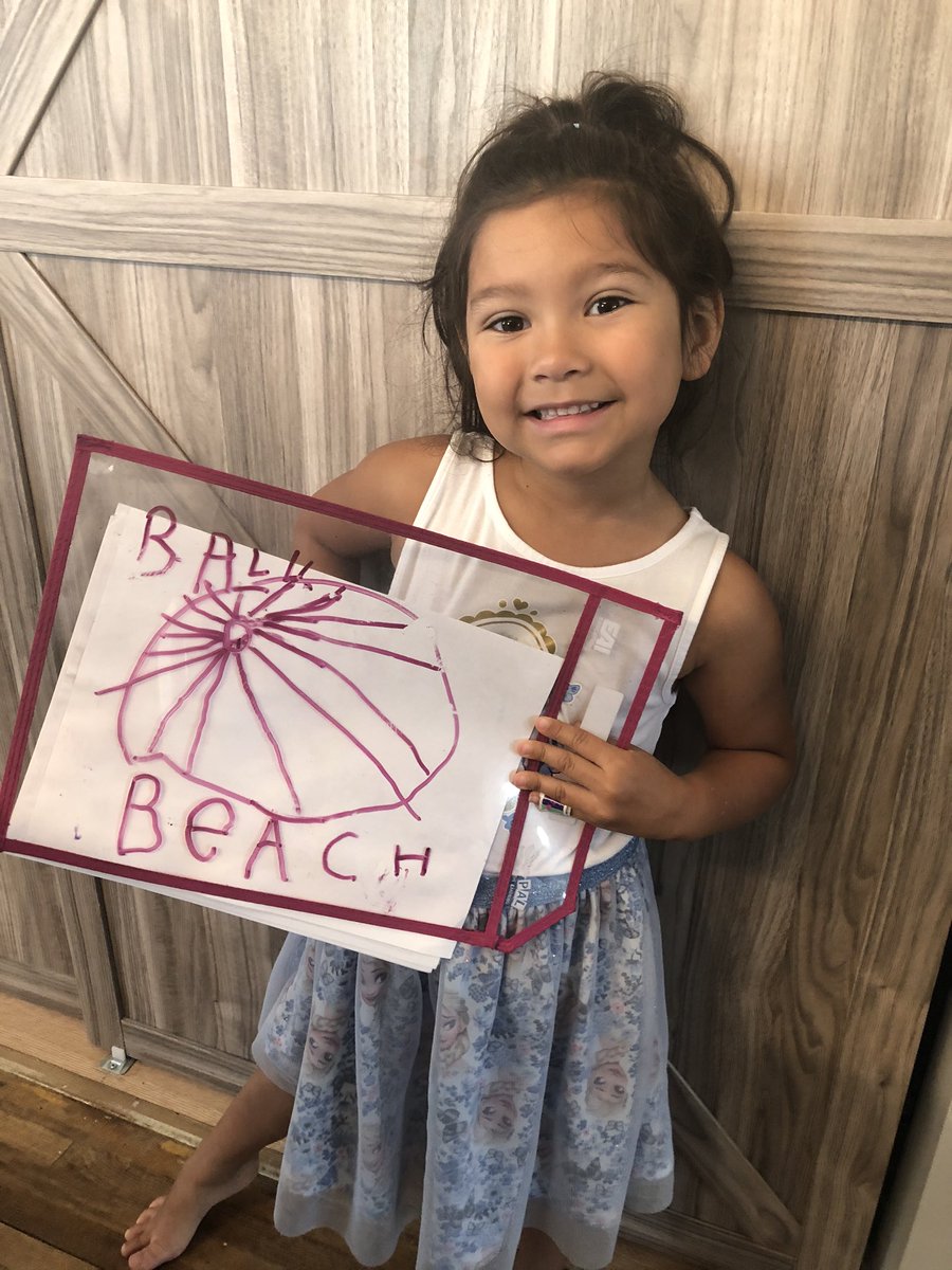 Preparing for the summer, writing the word, beach ball! <a href="/ms_gilmoree/">Ms.Gilmore</a>