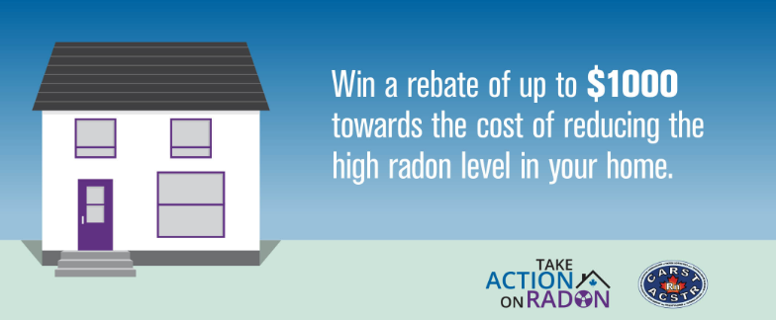 Hey #Canadian homeowners! Have you recently reduced your #radon levels using a C-NRPP radon professional?  Be sure to enter the Radon Reduction #Sweepstakes by June 30th for your chance to win up to $1000 off the cost of your system!  Learn more at: ow.ly/wNWD50A2JNl