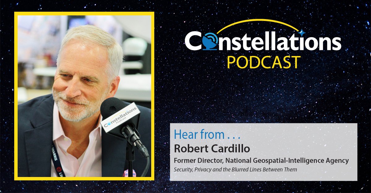 KratosDefense's tweet image. Listen to Robert Cardillo, former Director of @NGA_GEOINT as he speaks about the social compact between security and privacy on #ConstellationsPodcast #securespace bit.ly/Cardilloprivac…