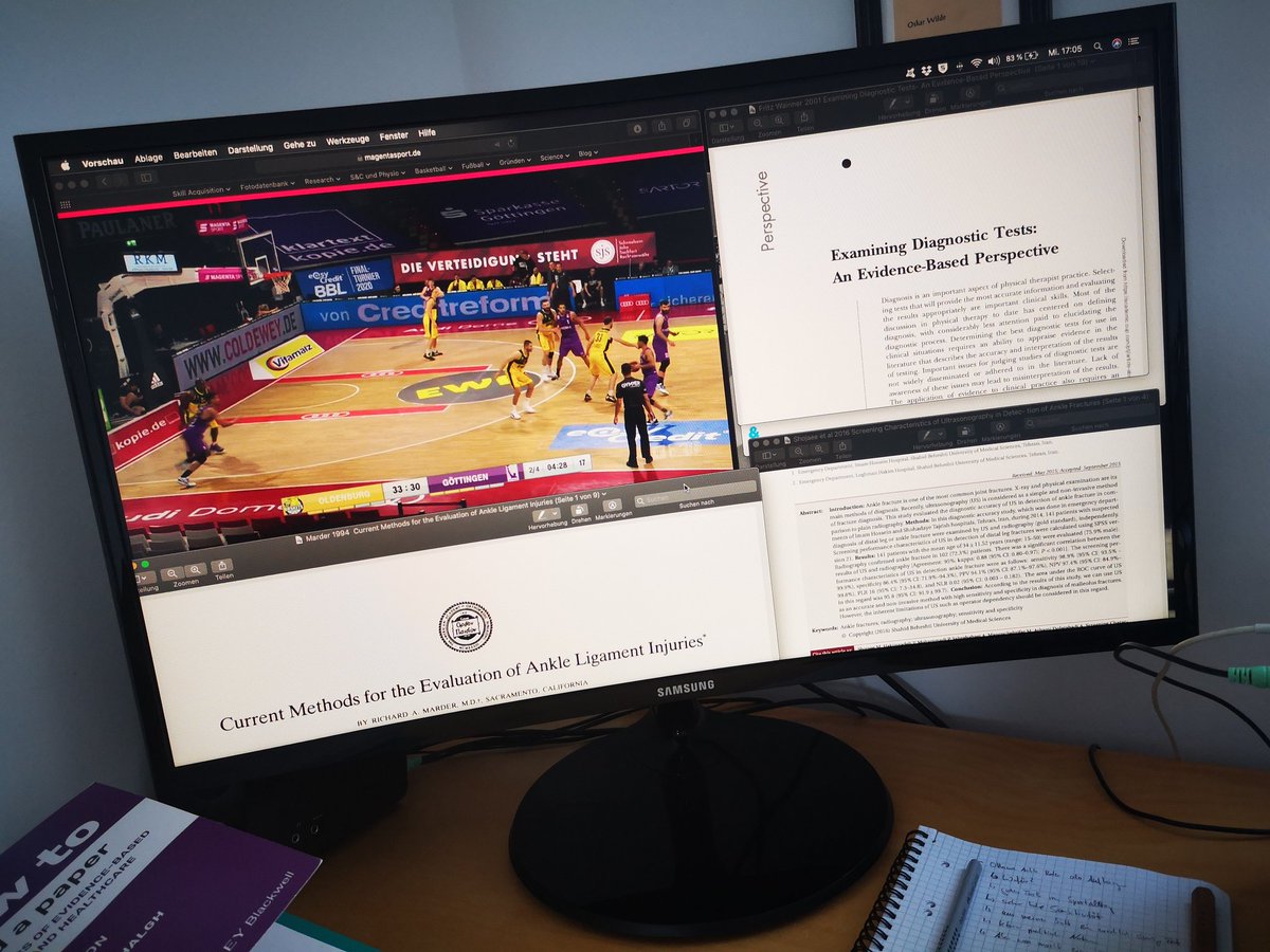 Basketball or reading? Both doesn't work well.. Let's go! <a href="/BGGoettingen/">BG Göttingen</a>  <a href="/DomenikTheodor1/">Domenik Theodorou</a>