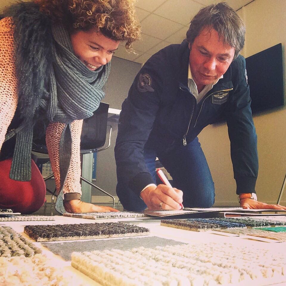 Dit is een oude foto, niks veranderd....... en altijd maar puzzelen met vloer, muur, kleur en materialen #interieuradvies