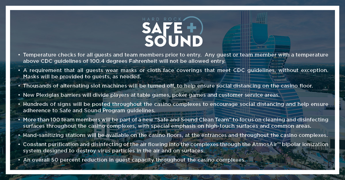 HardRockHolly's tweet photo. We are excited to announce that we will be reopening on Friday, June 12 at 12pm. As we prepare to welcome you back, we have made essential updates to our operations – including the introduction of our SAFE &amp; SOUND program guidelines. 

Learn More | https://t.co/AU2vT9iXmd https://t.co/2cv54Kasoa