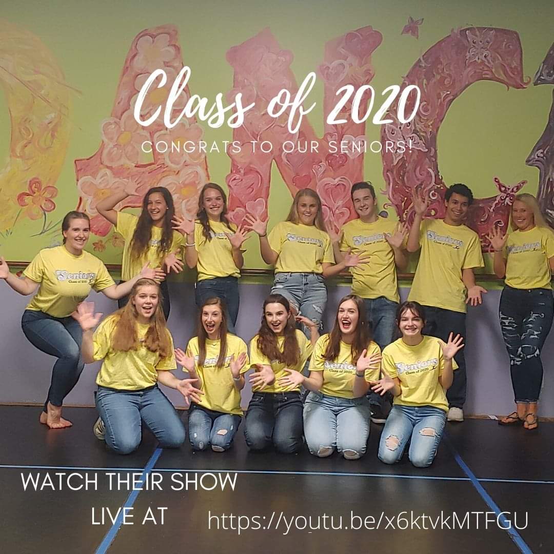 danceartscenter's tweet photo. Tonight is the night! Our Senior Showcase! The livestream link is below! Starts at 7:00 pm! Congratulations Dancers! We can't wait to see you all shine on stage!

#senior2020 #DACsenior #jumpjive35 https://t.co/JRoGdhcMnb