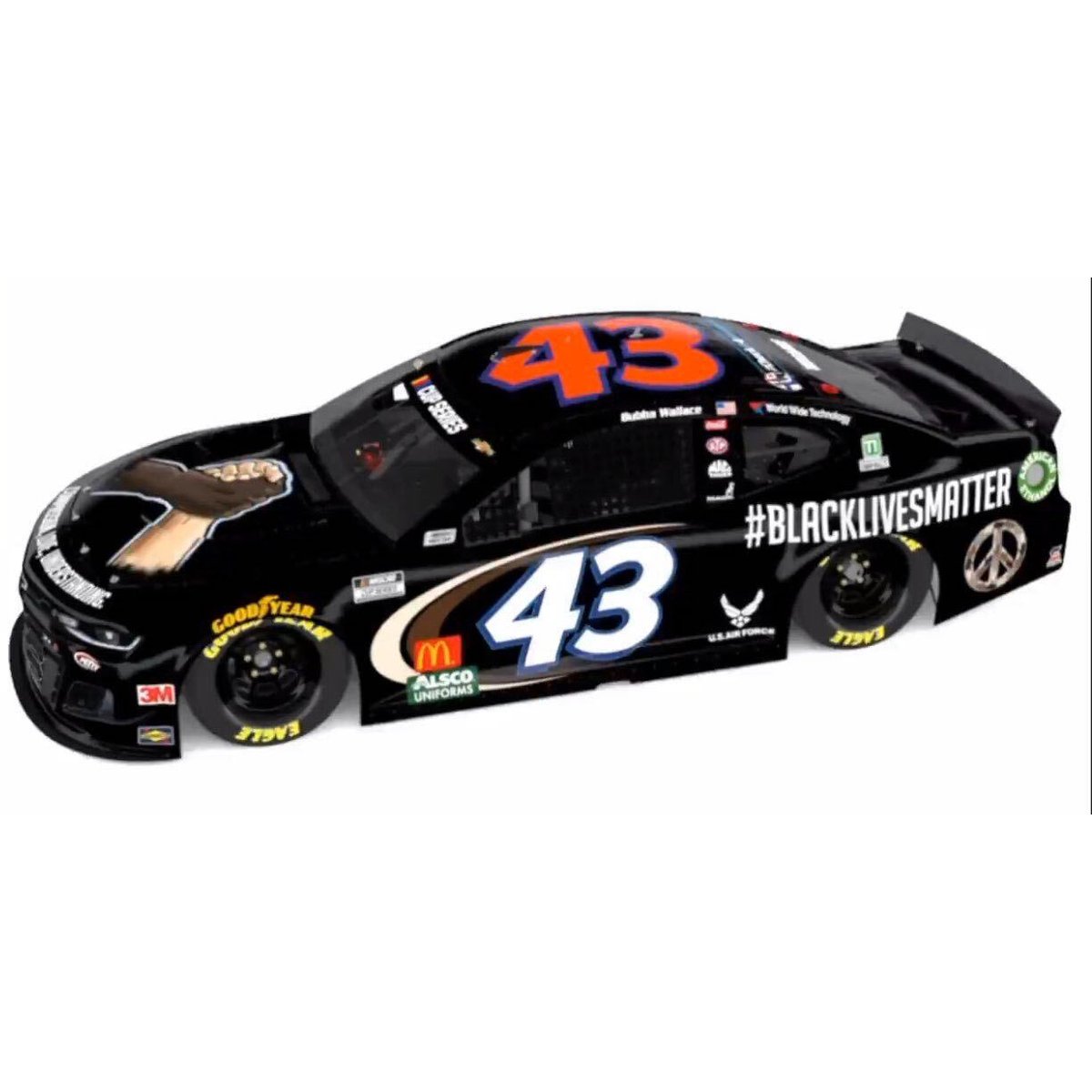 bubba wallace blm diecast