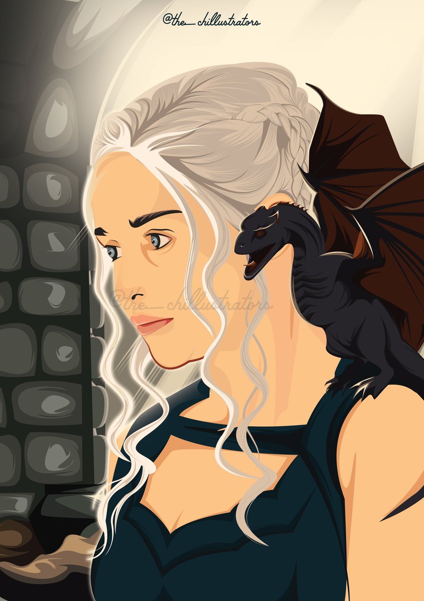 TChillustrators's tweet photo. Daenerys Targaryen♥️
.
Creative designer - @Pasupathi98 .
Follow our official page - @DesignsKrysta 

#GameofThrones #bookcover #books #DaenerysTargaryen https://t.co/SisePkOrR3