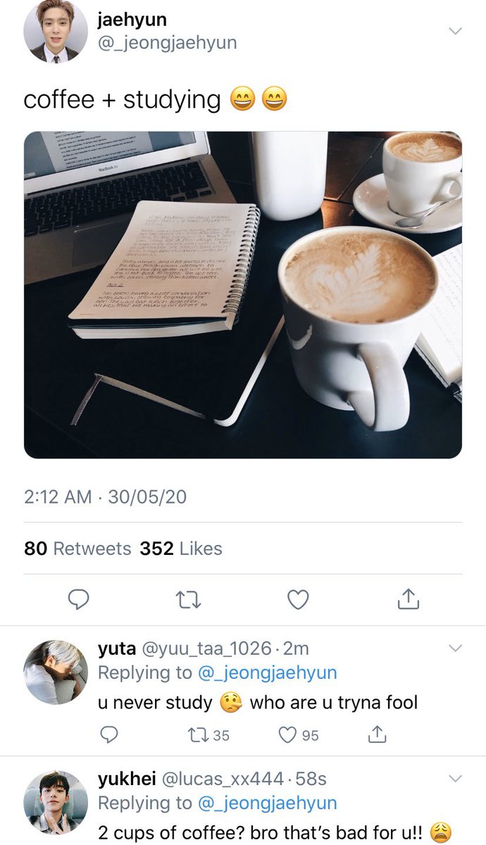 time skips and they go on a study date cuz we aint forgetting these fools are college students