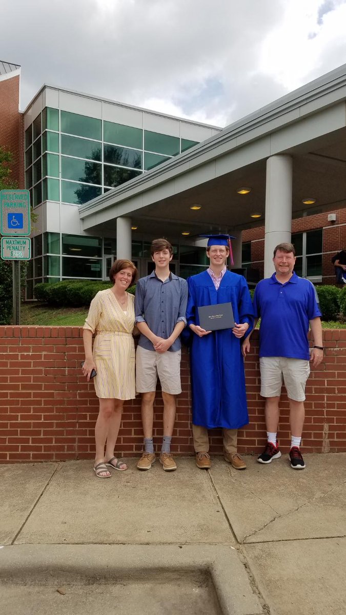 mmcbaker's tweet photo. Proud Momma moment! Thank you @wakeforesths for 4 good years! On to the next chapter of your life Corey Baker, we love you! @bakerbn https://t.co/V6NeoJmZzX