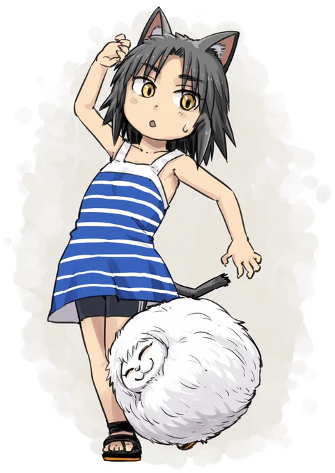 ガチャのすねこすりと黒菜!
すねすりすり
#微睡み妖怪 