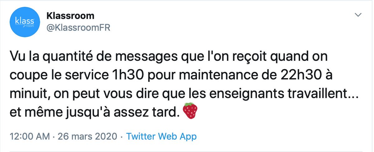 KlassroomFR's tweet image. La preuve : 
#MerciLesProfs