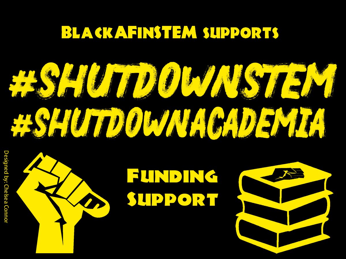 Black students &amp; professionals are not offered or are able to take on the same opportunities given to their non-Black peers. In order to have equity, more of these opportunities need to be made available. This tweet thread will try to list as many as we can find.
#ShutDownSTEM