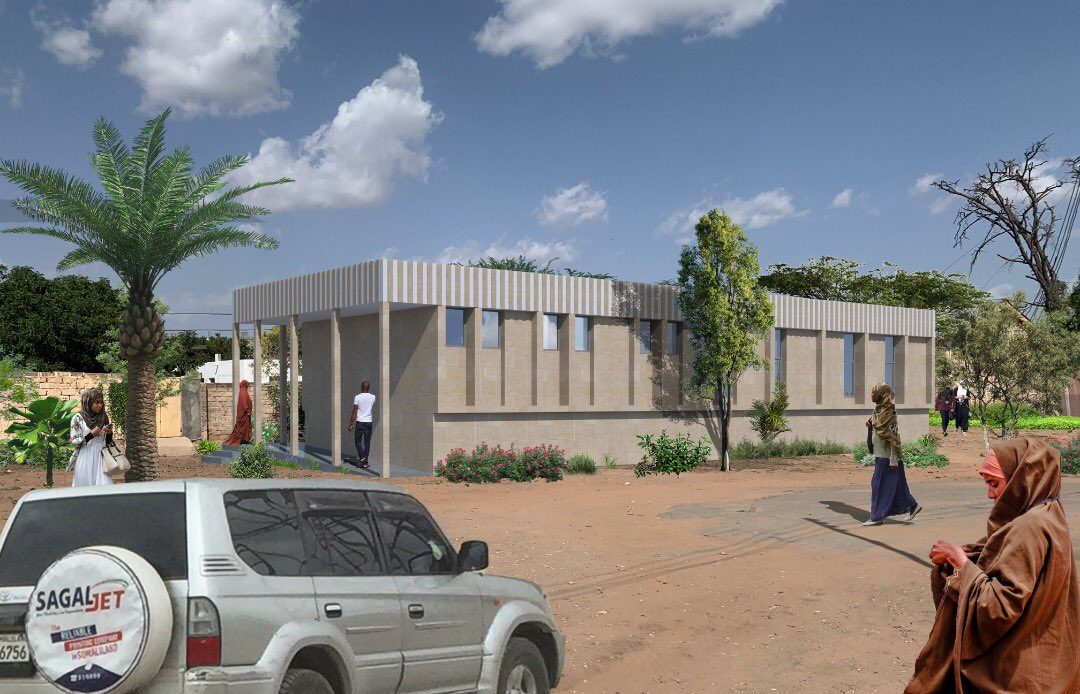 New Laundry Building - Hargeisa Group Hospital. HG Hospital is the only public hospital in the city and is in dire need of additional facilities, specially with current Covid pandemic. #hargeisagrouphospital #hargeisahospital #publichealth #hargeisa #somaliland #somalia