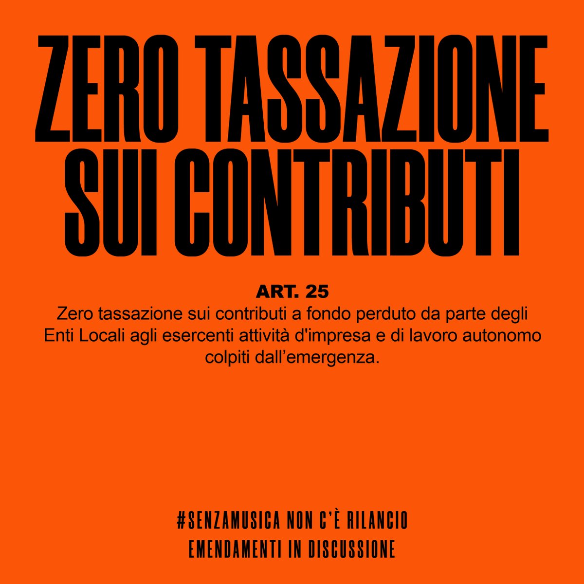 2/
#art25 #zerotassazione 
#senzamusica non c’è rilancio
<a href="/dariofrance/">Dario Franceschini</a>