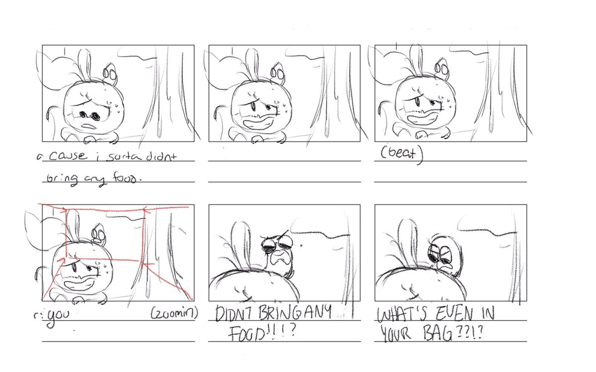 I'm doing it! (My plan is a teeny animatic! Here are some thumbs)