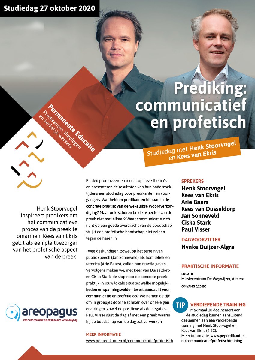 PEPTUK's tweet photo. 27 oktober #studiedag met @Henkstoorvogel en @EkrisAreopagus Kees van Ekris over het communicatieve en het profetische aspect van #prediking
M.m.v. Arie Baars @jansonneveld @nynke_dijkstra, Kees van Dusseldorp @CiskaStark Paul Visser
https://t.co/g9ecmGOEou
@IZBvoorzending https://t.co/c8EZDLW3wk