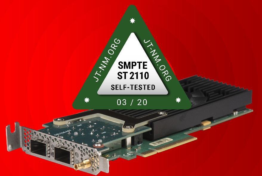 #NAB2020 DELTACAST successfully passes JT-NM program for IP products. Important step in the evolution of DELTACAST ST2110 products! 
deltacast.tv/news/news/2020…