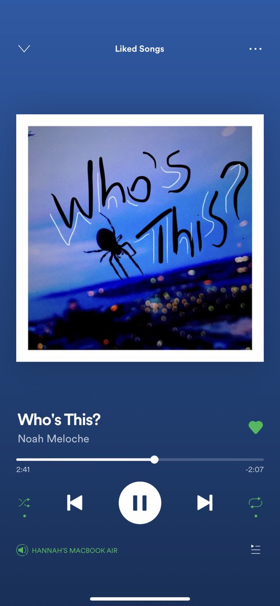 hannahnicholls_'s tweet photo. hey y’all, so local musician Noah Meloche recently dropped his debut song on Spotify, and it’s really really fucking good!! I think you’ll all really like it, so please go support this dude!! https://t.co/ZDsZx1fdBs