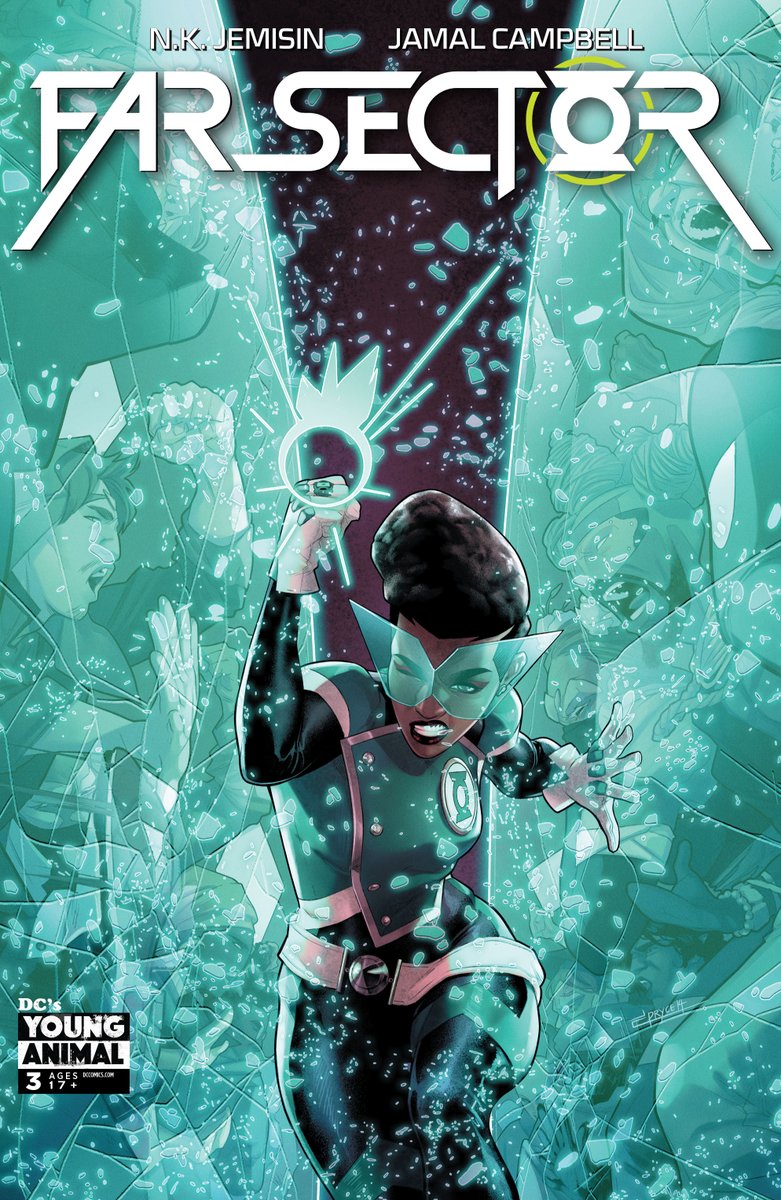 MattKamen's tweet photo. This week's #ComicsCorner is up now @gaymingmag - why #FarSector is DC's best and most important comic at the moment:
https://t.co/zpjn4NL4Qg
@nkjemisin and Jamal Campbell are doing incredible, unmissable work on this book! https://t.co/G4JfaEdkRq