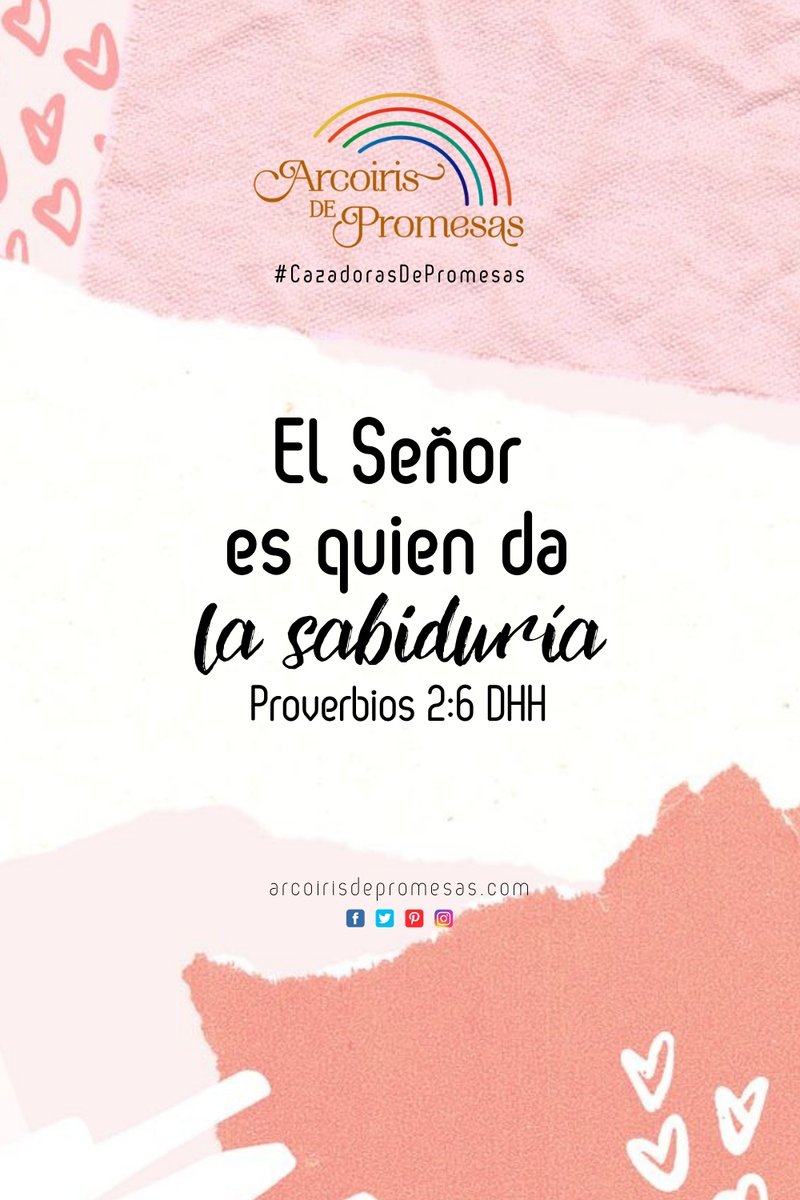 Arcoiris De Promesas La Unica Fuente De Sabiduria Es Dios Felizdia