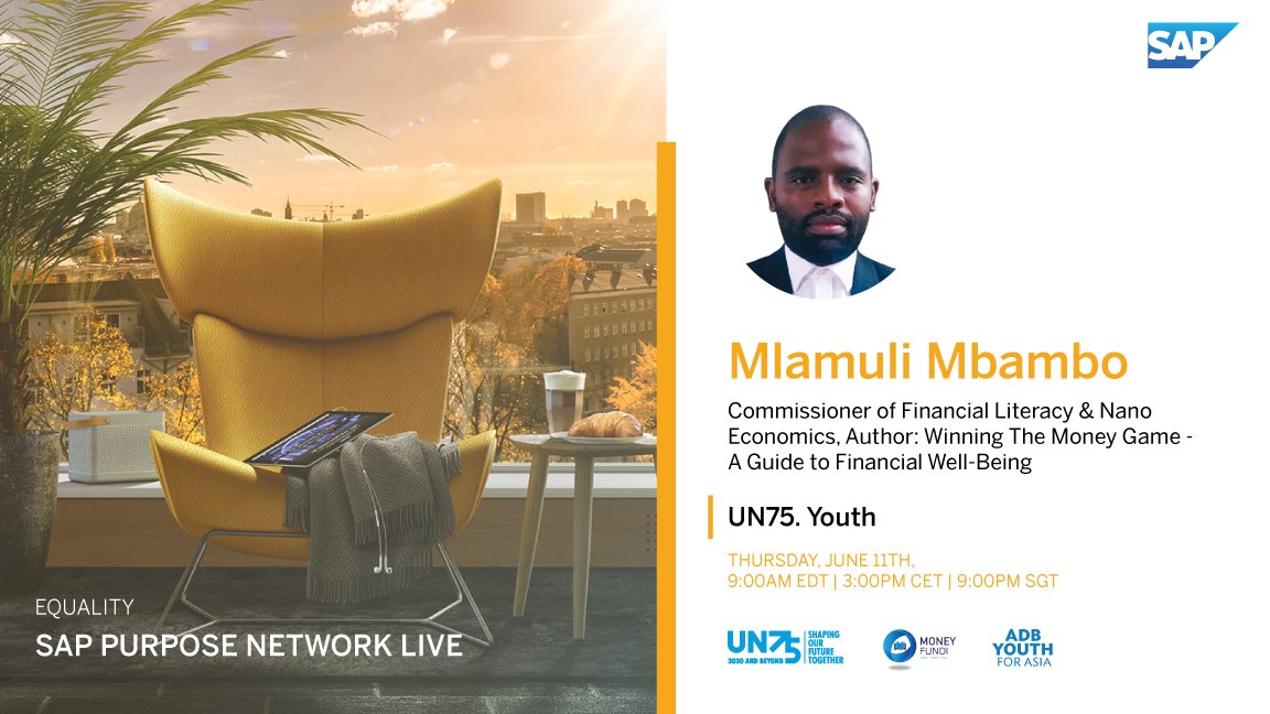JoinUN75's tweet image. Join us and @sap4good LIVE on #SAPPurposeNetwork tomorrow for a dialogue on #UN75 Youth. Let&apos;s keep #ShapingOurFuture together!

📅Thursday, June 11
⏰ 9AM (ET)
🔗 bit.ly/2Uvyhua