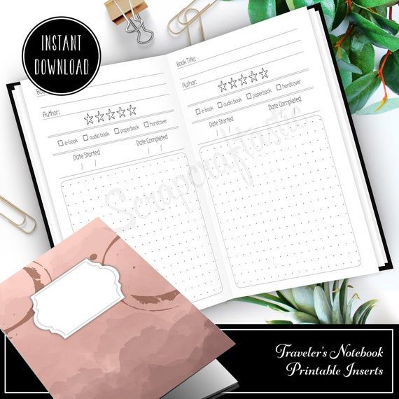 scrapcraftastic's tweet image. Book / Reading Log and Review Personal Size Traveler's Notebook Printable Insert buff.ly/2YlNxej #printableinserts #travelersnotebook #readinglog
