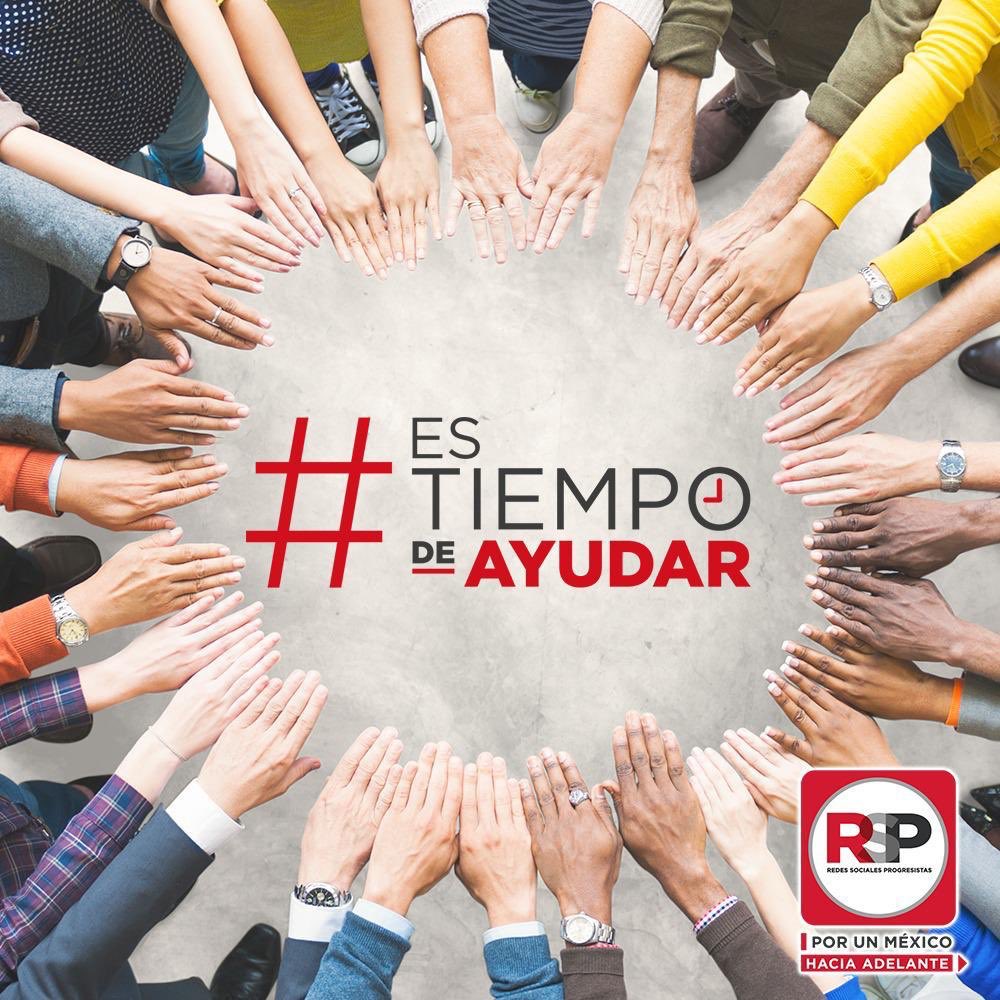 Hoy es tiempo de Ayudar, es tiempo de ver un #MéxicoHaciaAdelante ‼️❤️

#RSP
#EsTiempoDeAyudar
#PorUnMéxicoHaciaAdelante
#RSPTodosSomosUno
#RSPSanLuisPotosí
#FuerzaRSP
#MéxicoUnido
#YoMeQuedoEnCasa