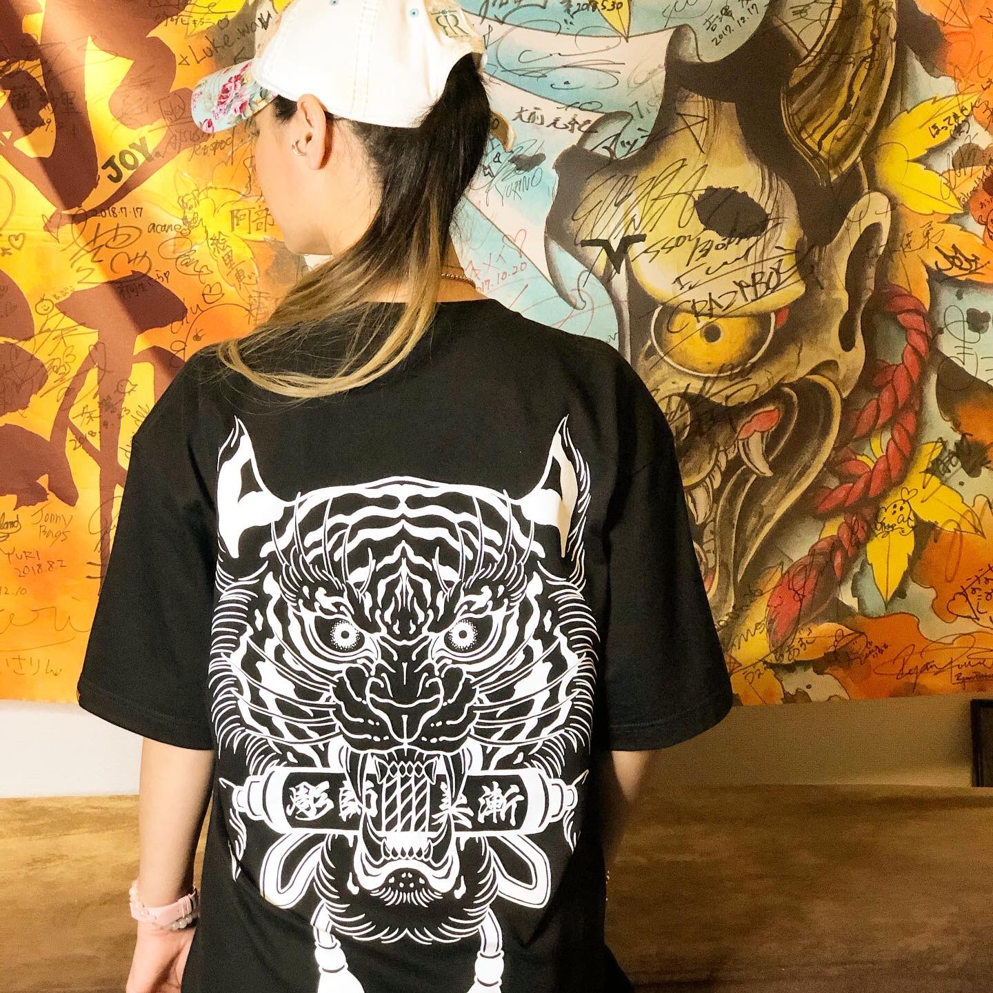 サタンアルバイト　タイガーファー　ジップアップシャツ　90s 少数生産 サタンアルバイト タイガーファー ジップアップシャツ 90s 少数生産