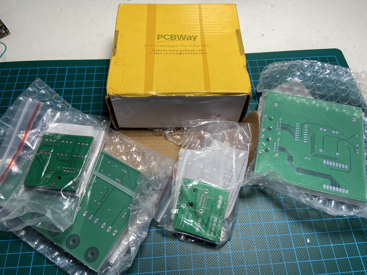 GroundzeroSpace's tweet photo. Just arrived the last order from @PCBWayOfficial . As always a great packaging and great quality. Thanks for all the support. Stay tuned for another project. #groundzerospace #themakersstuff #pcbway https://t.co/25tR2T8hdo