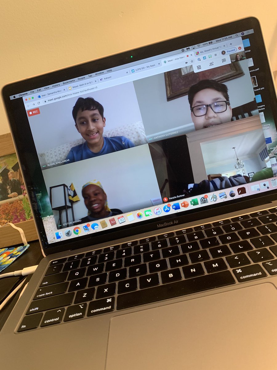moed__s's tweet photo. Today we said our final goodbye on google meet! These kids are going to do amazing things as big bad 7th graders. Truly had the best first year I could have imagined thanks to all my students and the amazing staff I worked with 💗 https://t.co/KodMo85OCi