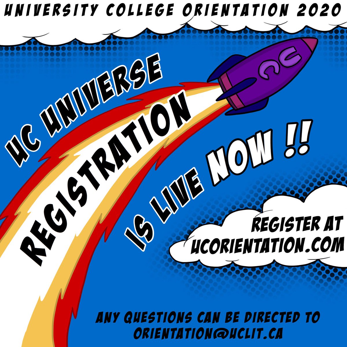UC Orientation 2020 is now live in the UC Universe!! Head on over to ucorientation.com to check out our website and sign up for Orientation 2020 !!💥🚀🦸‍♂️🗯️