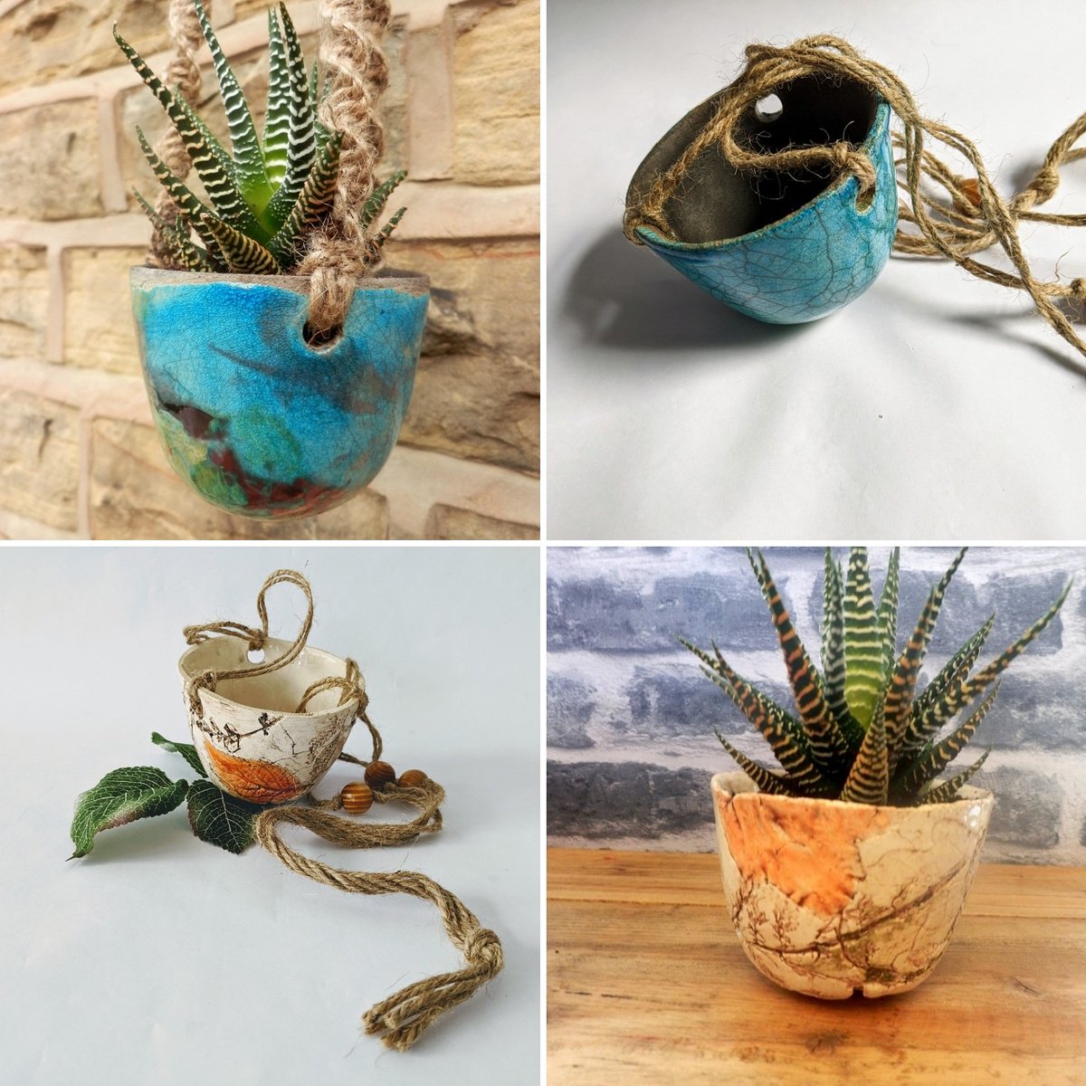All my ceramic planters are back in stock now 😁 check out my Etsy shop for more details...
etsy.com/uk/shop/Tracey…

#hangingplanters #macrameplanthanger #ceramicplanter #indoorgarden #etsy #etsyseller #succulents #airplants #cacti #HandmadeHour #UKsmallbiz #barnsleyisbrill