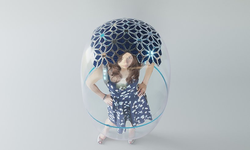trendomexico's tweet photo. #coolhunting El estudio #DesignLibero se tomó en serio el dicho 'vives en tu propia burbuja. #BubbleShield' de designlibero imagina un espacio personal alimentado por energía solar. https://t.co/ubXQaXewfB