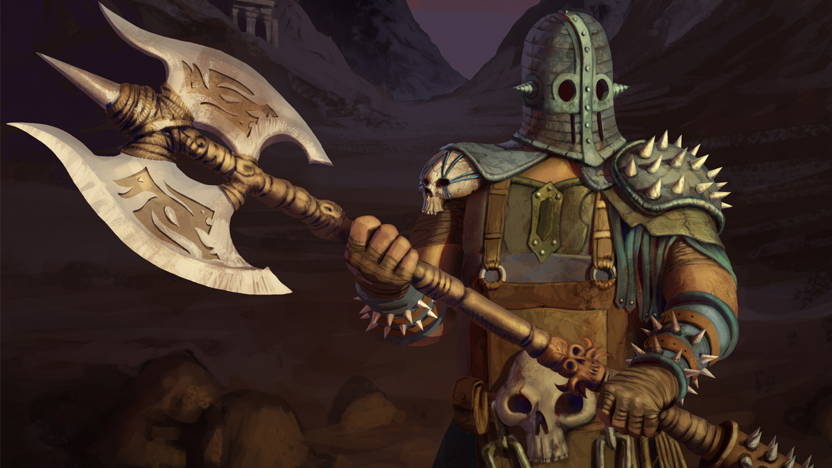 SixTemplesGame's tweet photo. Original concept art for our Executioner hero.

#SixTemples #GameDev #IndieDev #ConceptArt #GameArt #CharacterDesign #IndieGame #Illustration #IndieGameDev #SteamEarlyAccess #OpenBeta #GameDesign #Gaming https://t.co/n4qhlovjk0
