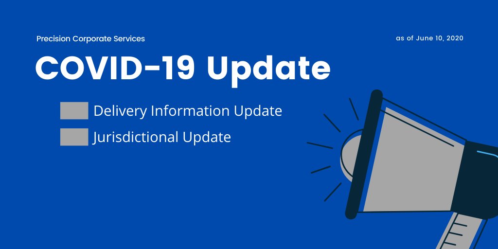 Click the links for updates from PCS! If you have any questions please feel free to contact us directly!

Delivery: 
tinyurl.com/ya7rzt4y

Jurisdictional:
tinyurl.com/ycqxegbh